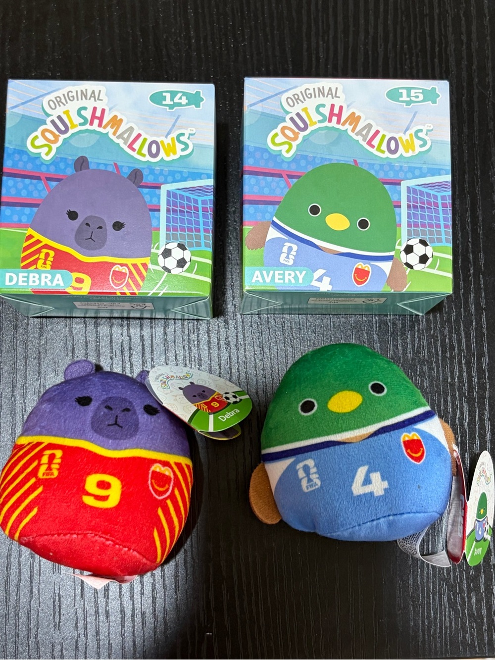 Squishmallows Debra & Avery Happy Meal Toys